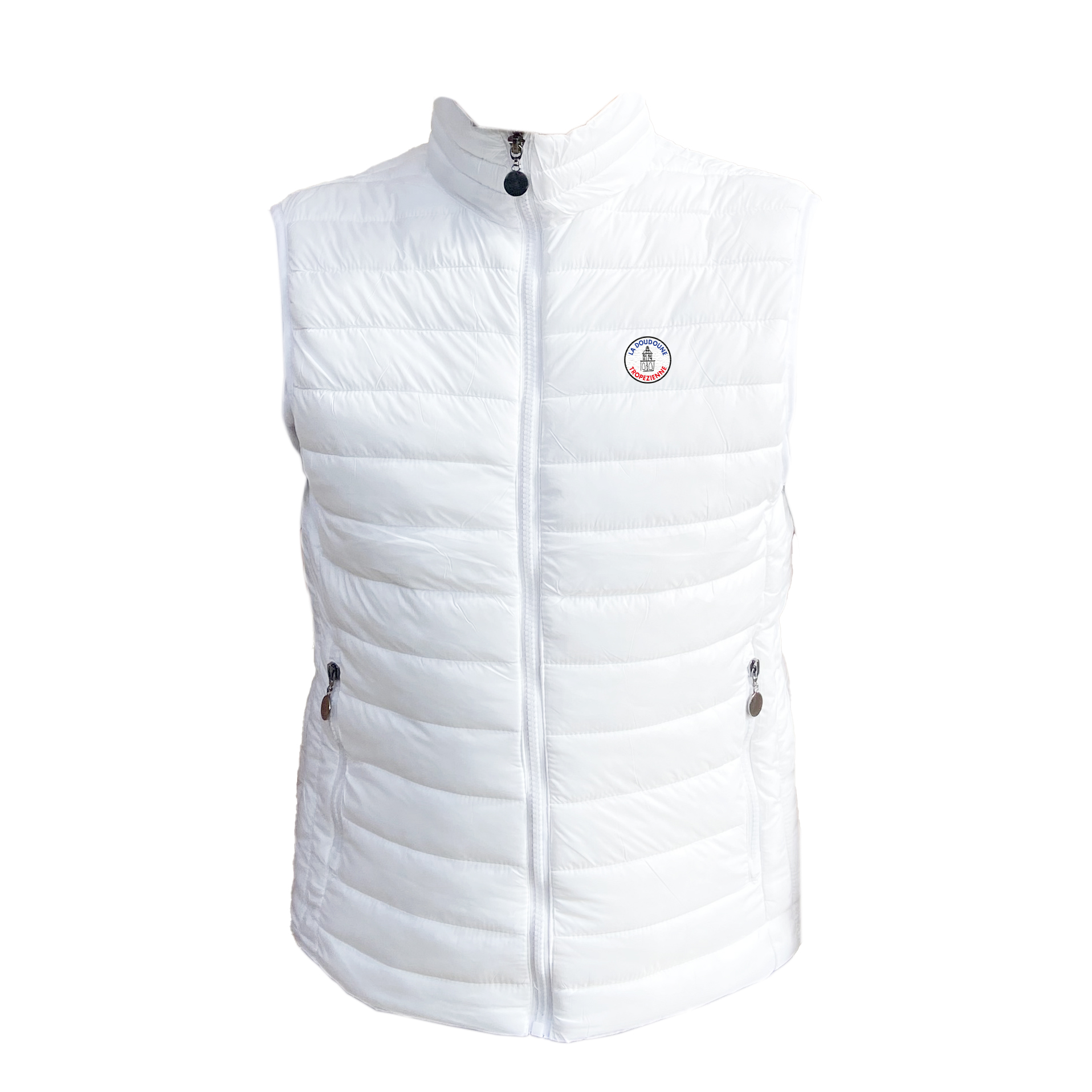 doudoune-blanche-logo